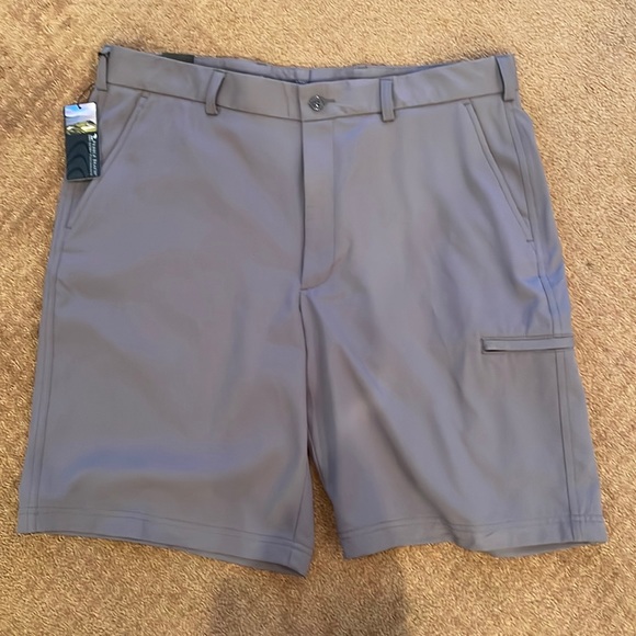 Pebble Beach Shorts Pebble Beach Slate Grey Mens Shorts Size 36